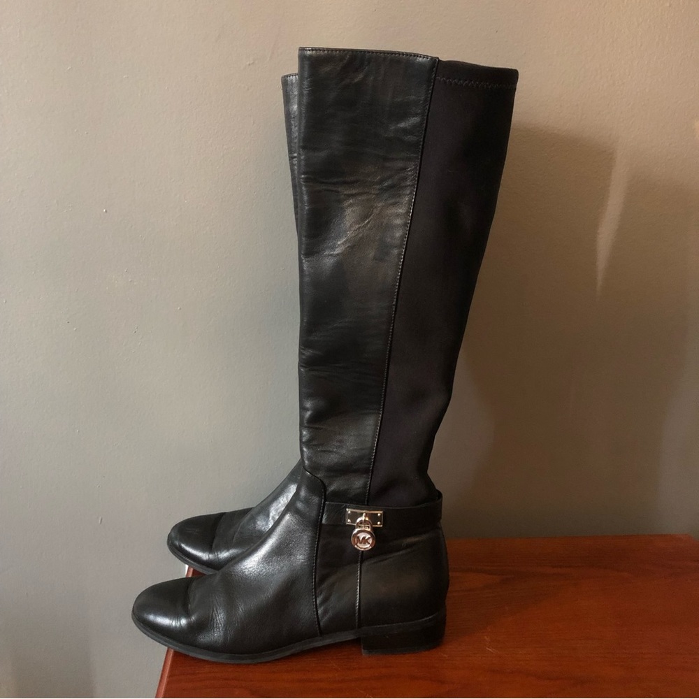 MICHEAL KORS black riding boots